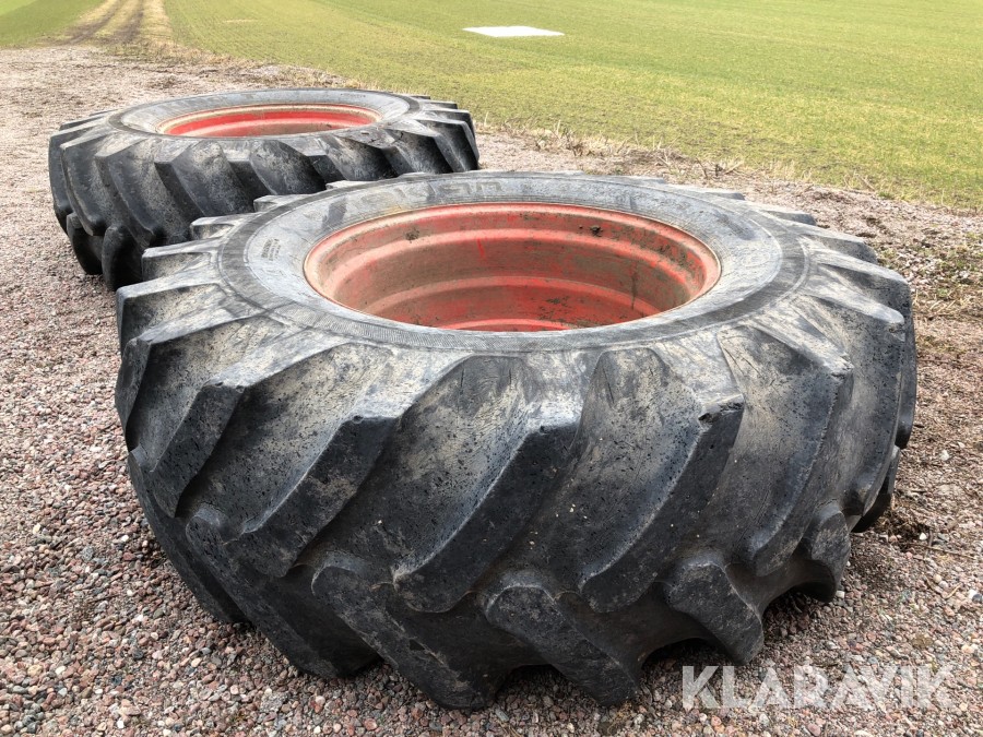 Däck med fälg Nokian Forest king T 650/ 75-38