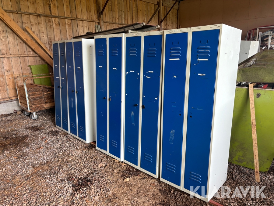 Omklädningsskåp 10 st