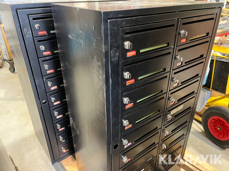 Digitala fastighetsboxar Din box 34st brevlådor