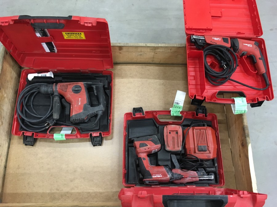 SKRUVDRAGARE EL, SKRUVDRAGARE BATTERI, KOMBIHAMMARE