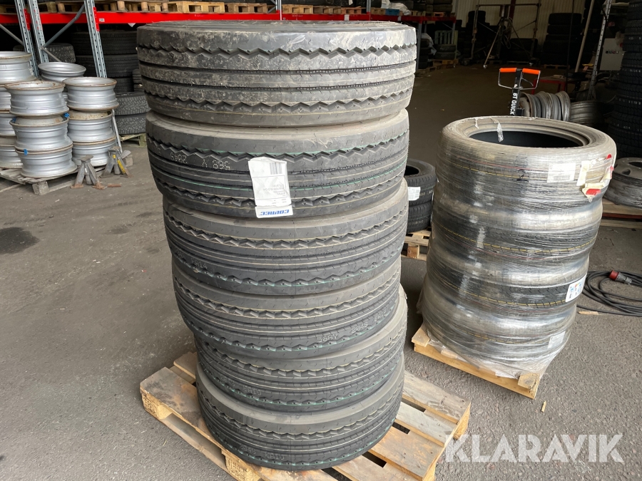 Däck trailer/släp Colmec 265/70 19,5 6 st