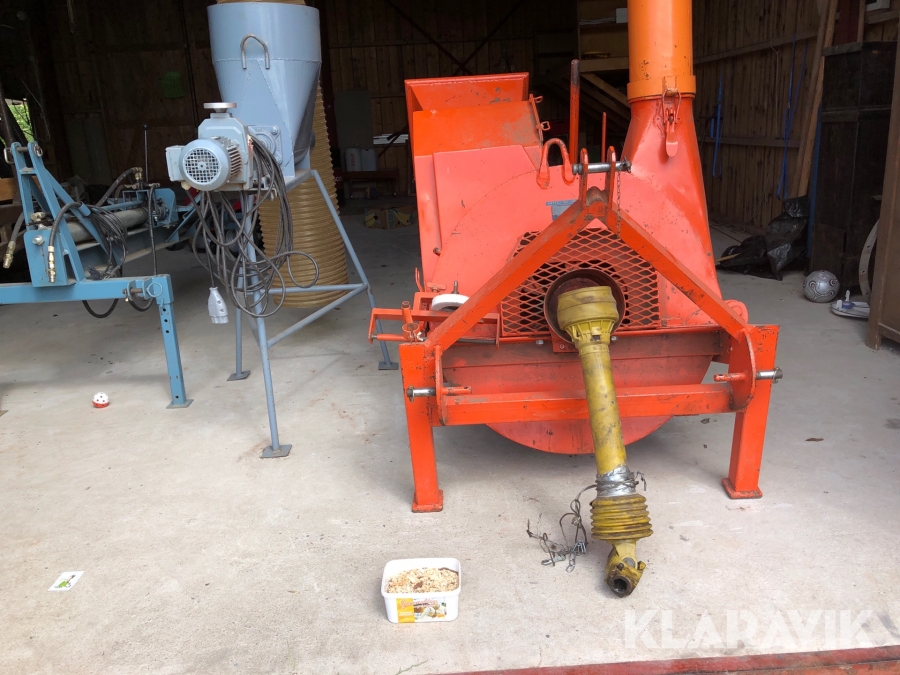 Flisfördelare och flistugg Hagby bil och smidesverkstad 820 