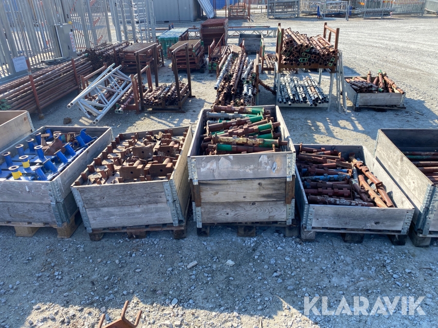 Parti med byggställning Haki