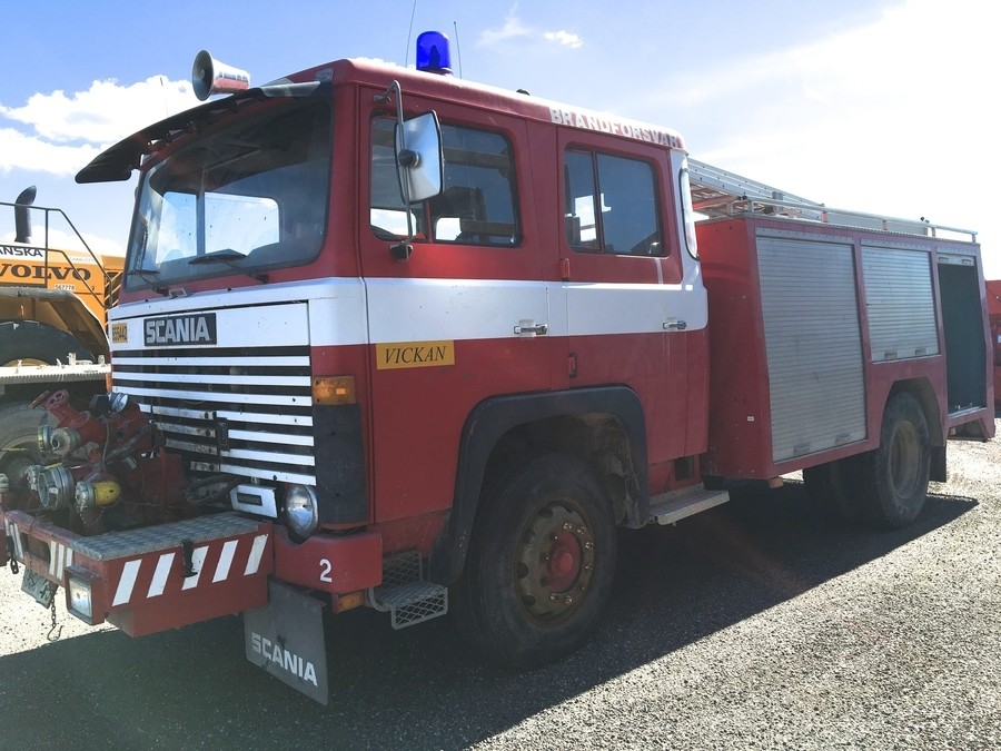 Brandbil Tankbil Scania LB 81 S
