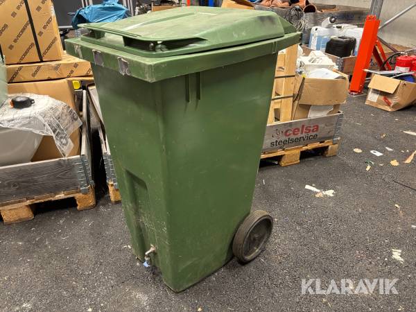 Sopkärl soptunna med kran