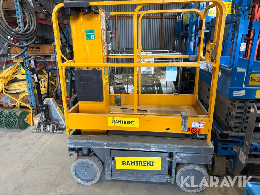 Pelarlift Haulotte Star 6+ med utskjut 