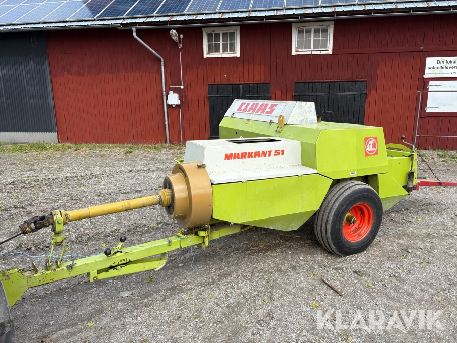 Småbalspress Claas Markant 51