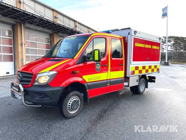 Brandbil Mercedes-Benz Sprinter 519 CDI 4X4 med skärsläckare