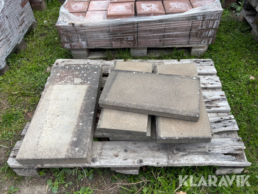 Trädgårdskantsten 50 x 25 x 5 cm 7 st