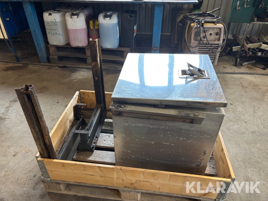 Redskapslåda i aluminium & rostfritt lock