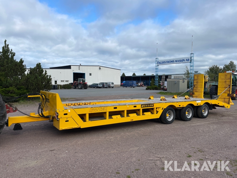 Maskintrailer Randex MTXH3-31W