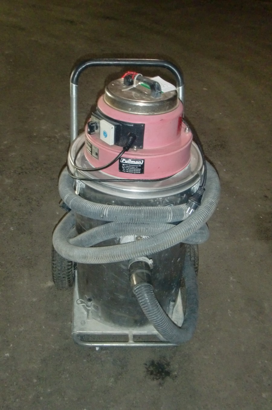 Våtsugare eldriven, inkl pump