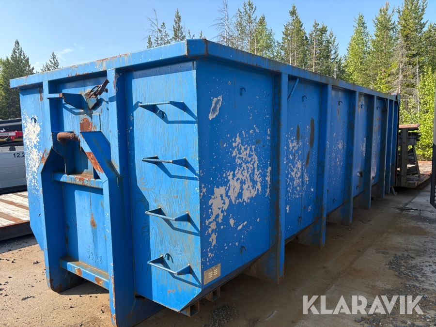 Containerflak på lastväxlare AB Balticum LVX-25 ND P