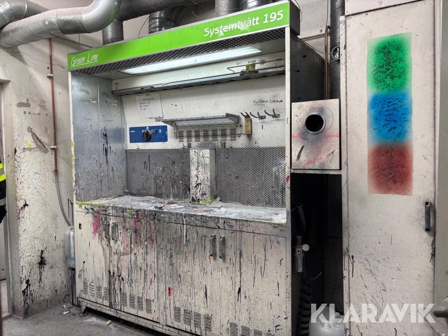 Lackeringspistol tvätt Green Line Systemtvätt