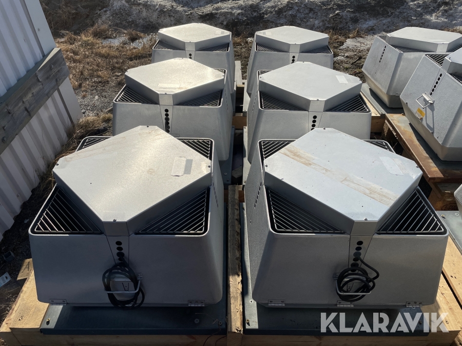 Frånluftsfläktar 6 st