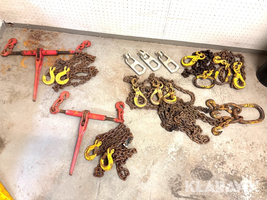 Lyftkätting och spännare