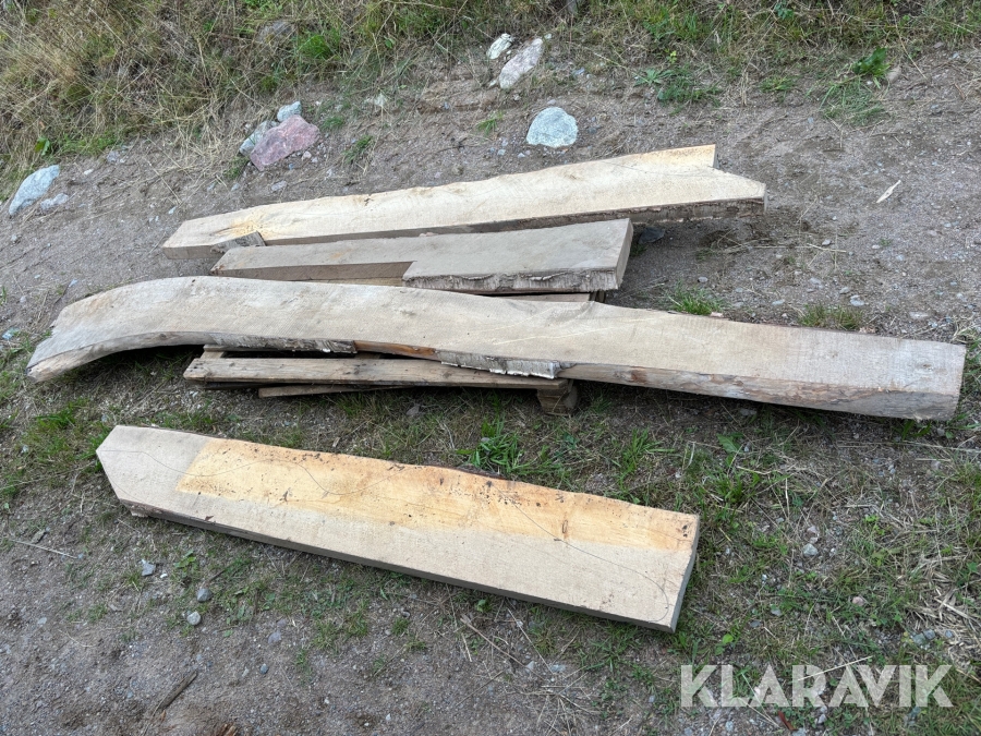 Björkplank 3 stycken