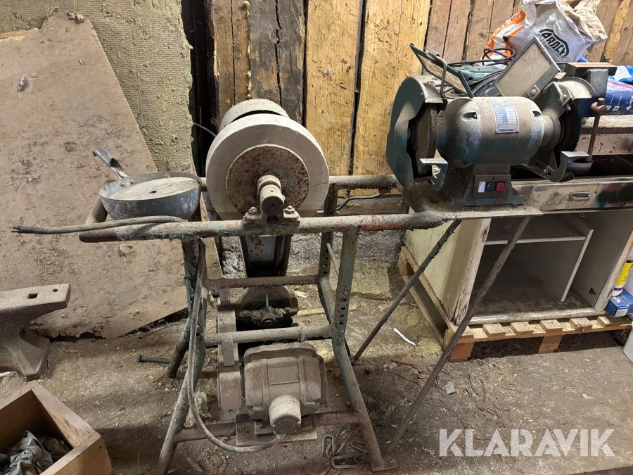 Slipsten med smärgel