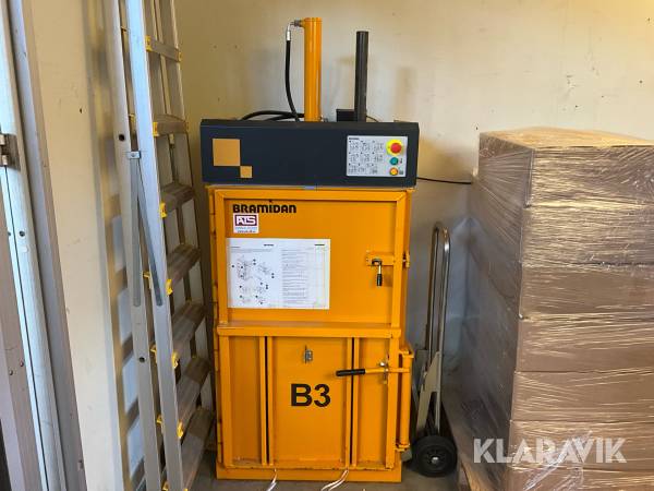 Kartongpress komprimator Bramidan B3