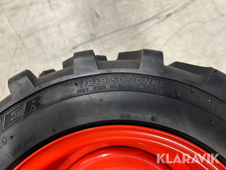 Gomma Trattorino Tosaerba Gomma OTR Grass Master 18x8.50-10 Per Tagliaerba, Go Kart, Trattorini - 4 Strati NHS Grass Master Tire - Foto 12