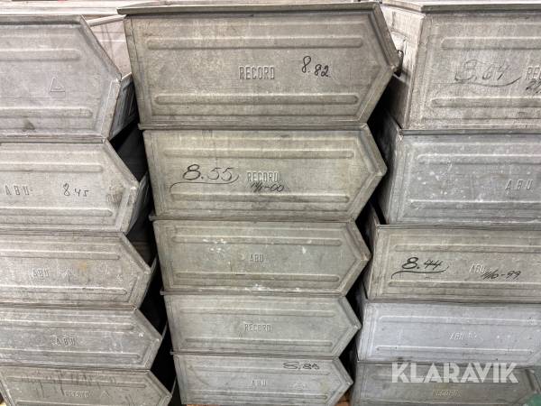 Lagerback stål märkta ABU, stor 5st