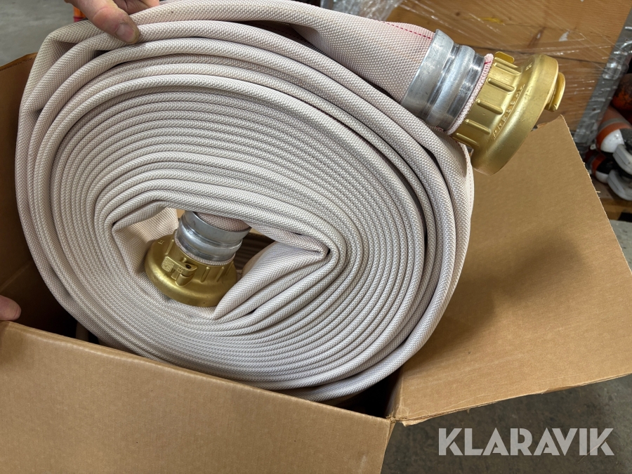 Brandslang 4 st 20 m Svebab 63 mm