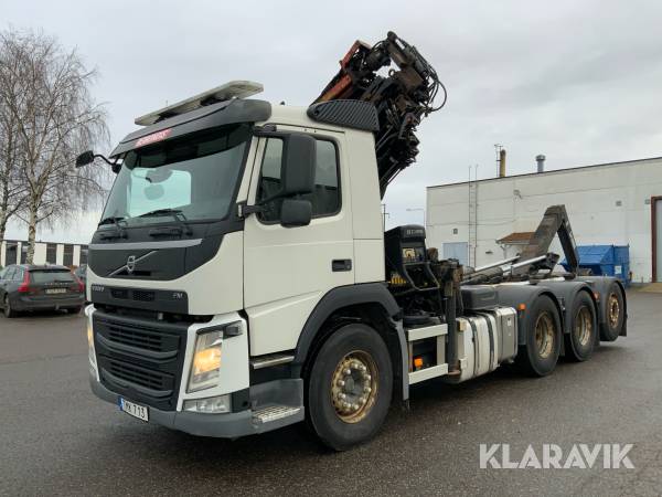 Kranväxlare Volvo FM 8*4 med Hiab XS 211 HIPRO/ XR18SL51