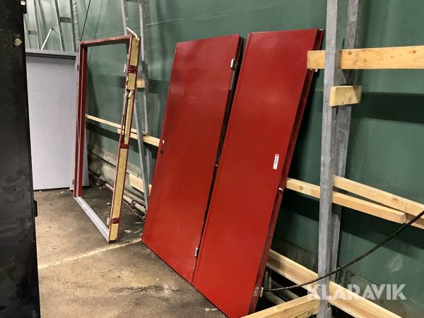 Ståldörrar med karm Daloc Y30 16x21