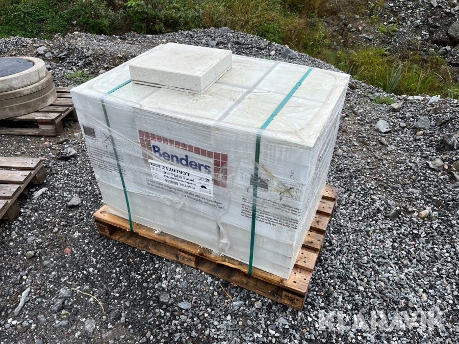 Fasade markplattor vita 55st