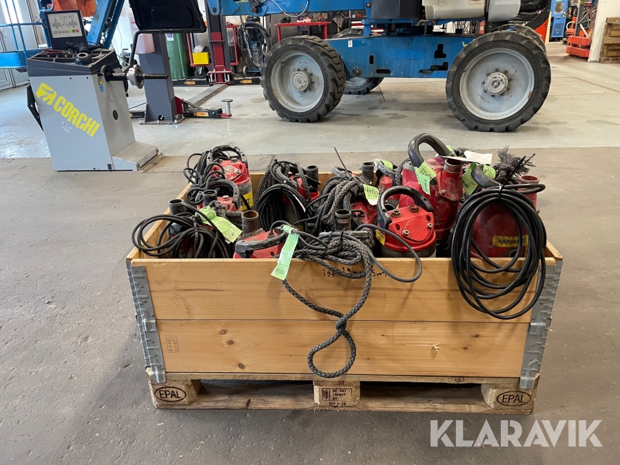 Diverse länspumpar Grindex