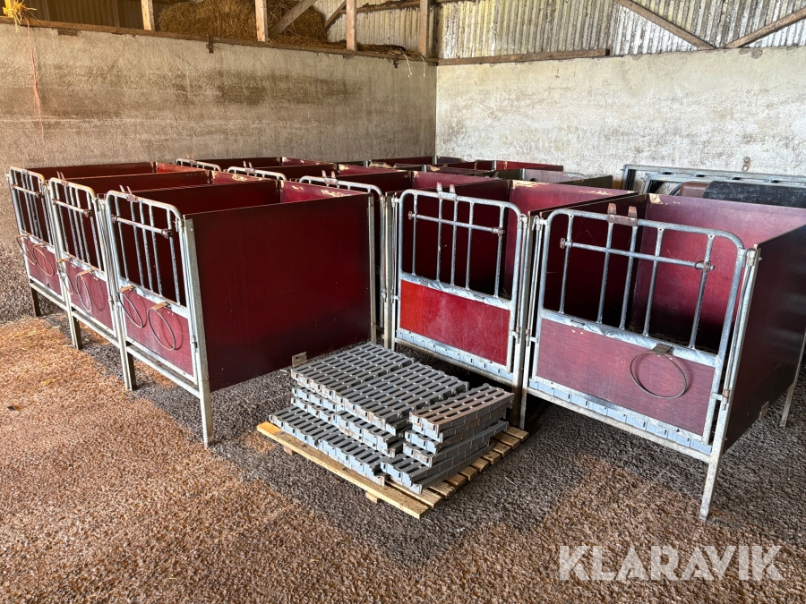 Ensambox för kalvar 13 st