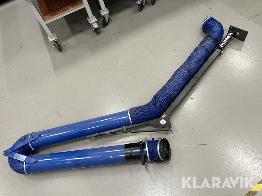 Punktutsug Fumex PRX med väggfäste