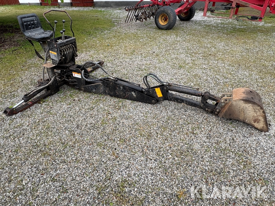 Grävaggregat Liberties LW-6 med 3-punktsfäste