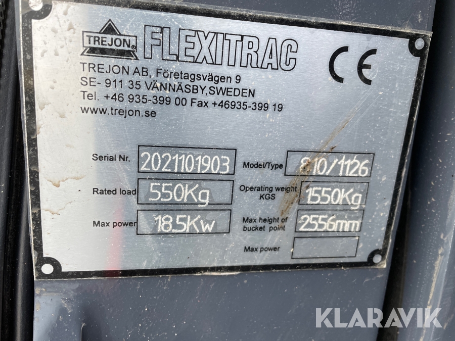 Kompaktlastare Trejon  Flexitrac 1126