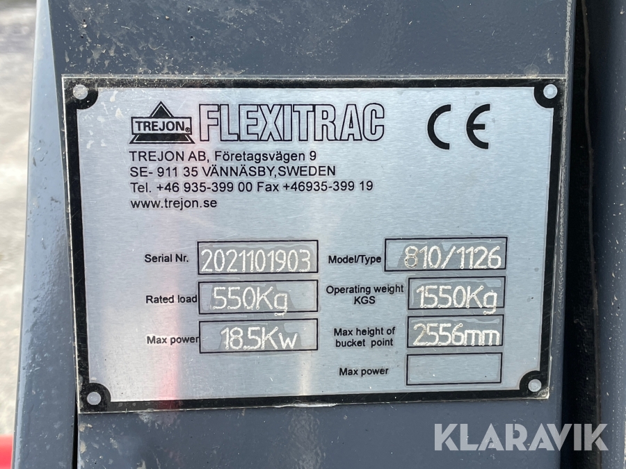 Kompaktlastare Trejon  Flexitrac 1126