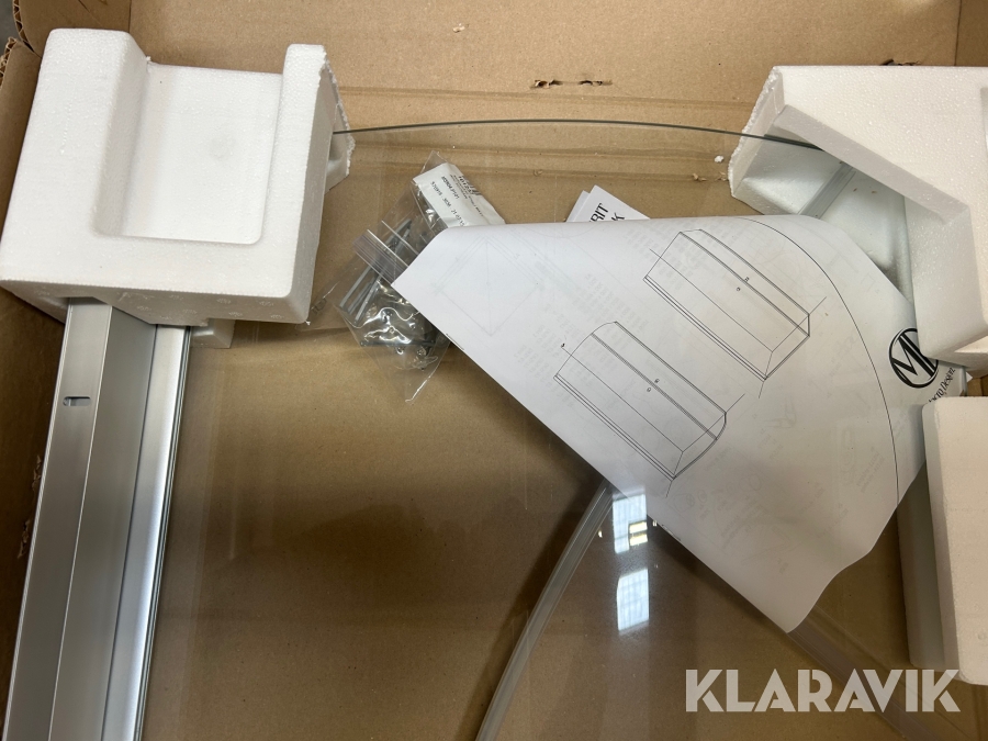 Duschdörrar Macro Design Spirit Rund Dörr 70 Ma Kl 2 st