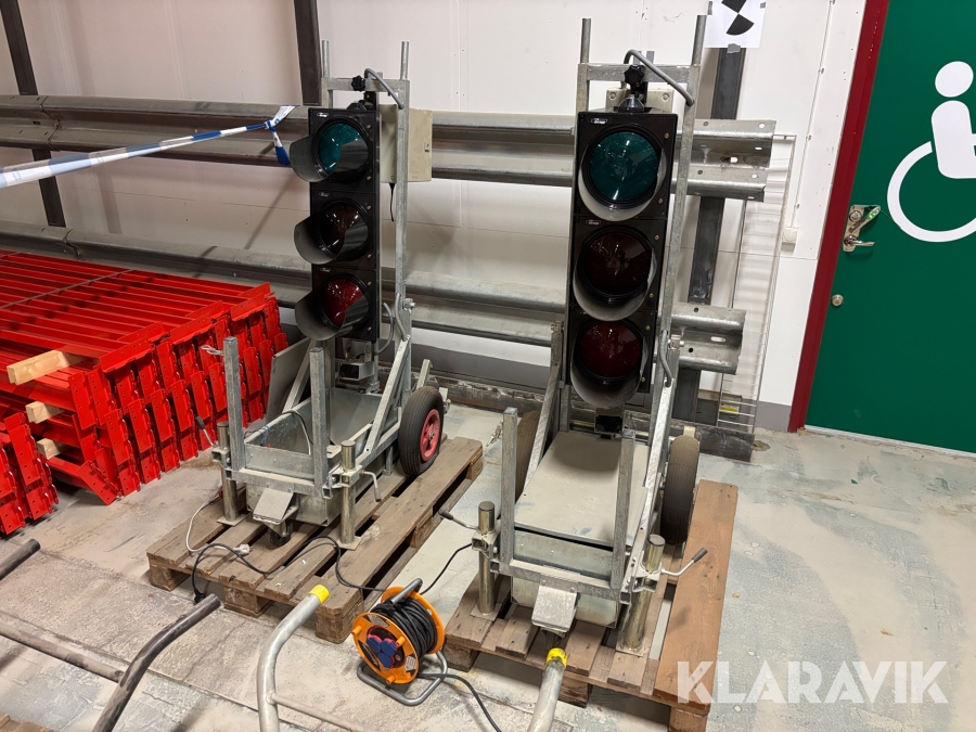 Portabla trafikljus Mega Trafic 2st