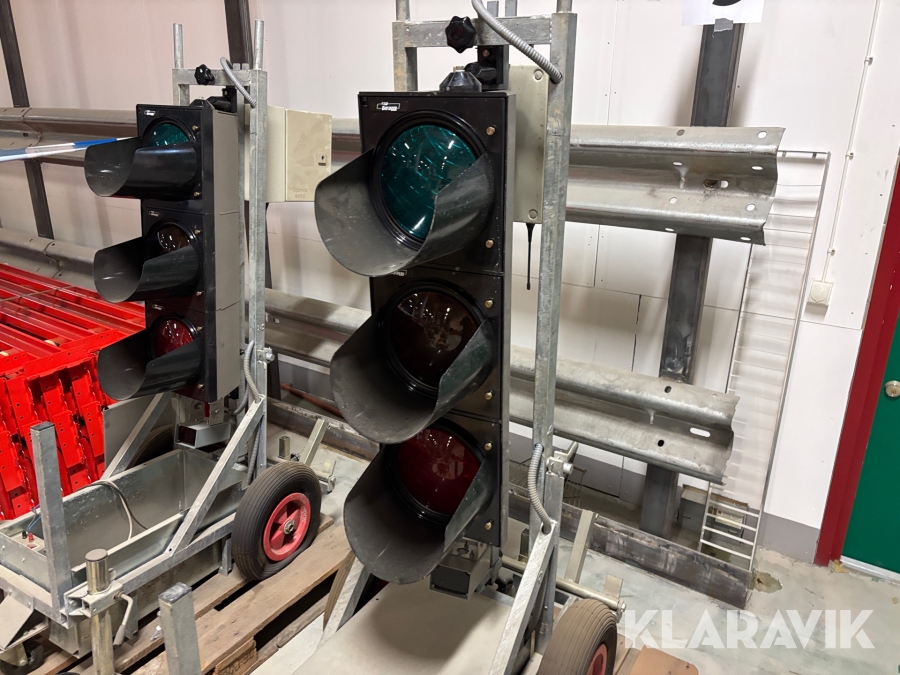 Portabla trafikljus Mega Trafic 2st