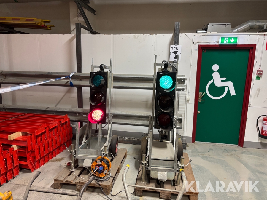 Portabla trafikljus Mega Trafic 2st