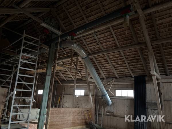 Kedjeelevator med U-skruv