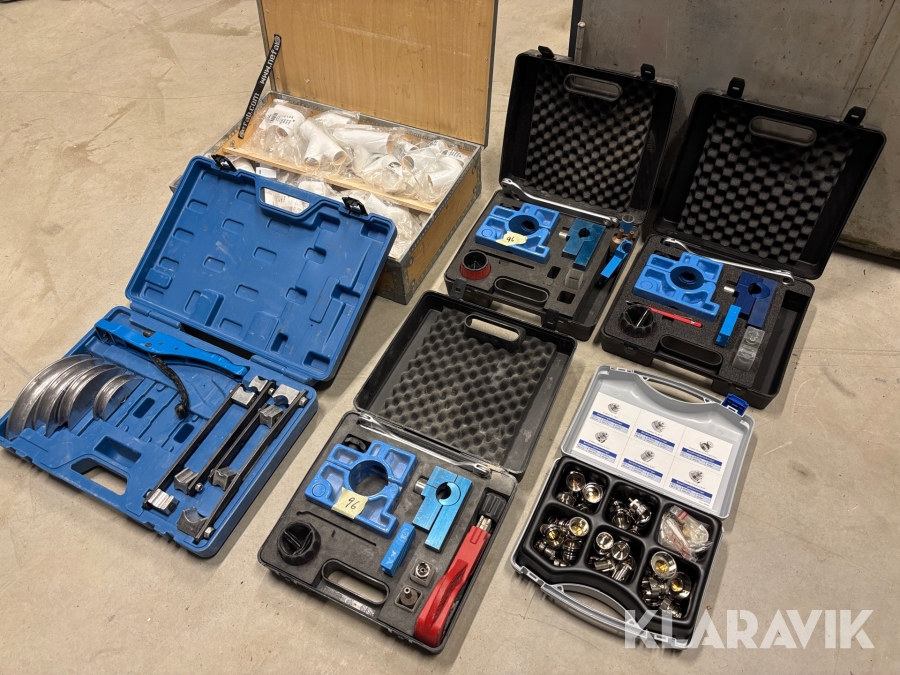 Verktyg för Transair rörsystem och rörbockare Legris transair 