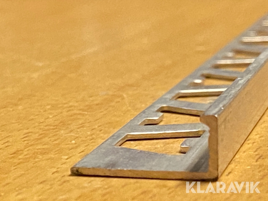 Kakellist L-profil Aluminium Natur 8mm, 26st