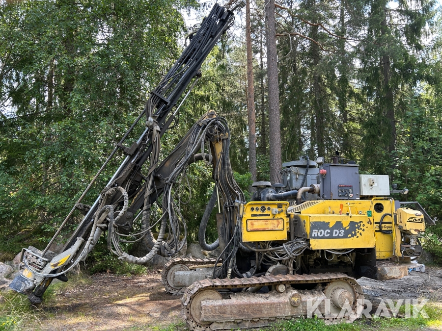 Borr och borrvagn Atlas Copco ROC D3