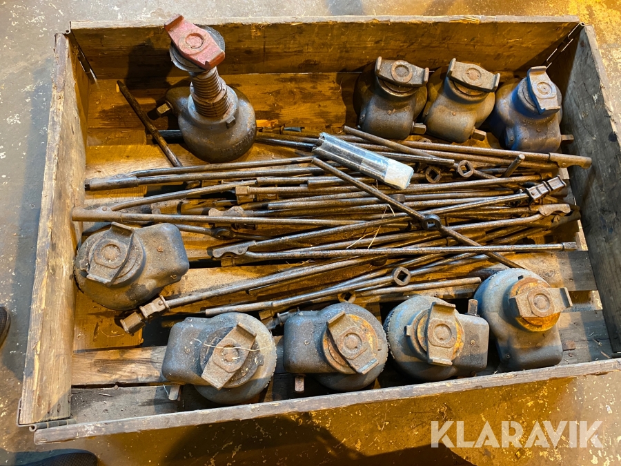 Mekaniska domkrafter 9 st