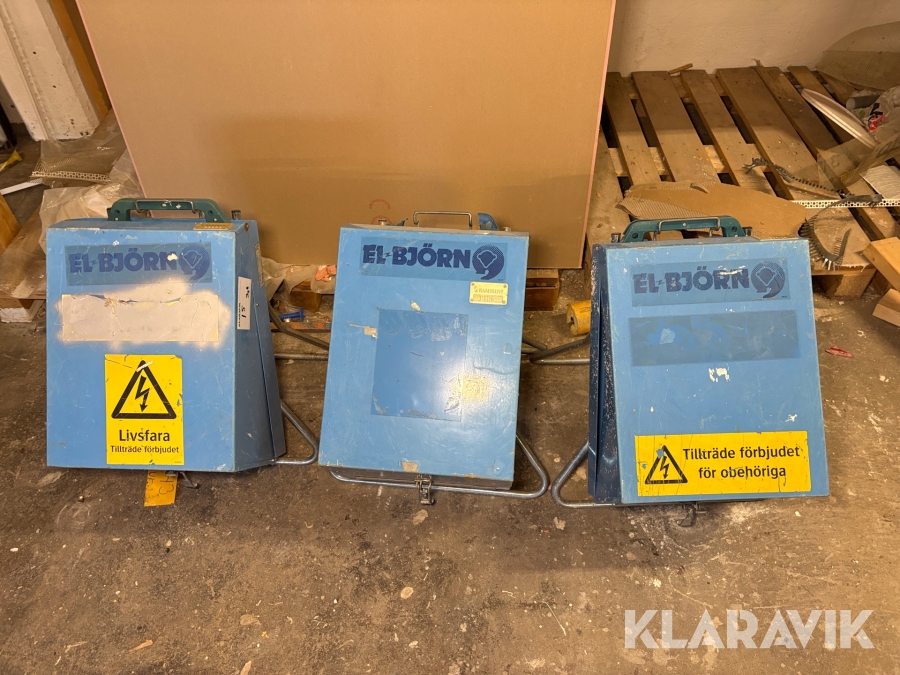 Elskåp El-Björn Huv Stativ F 3st