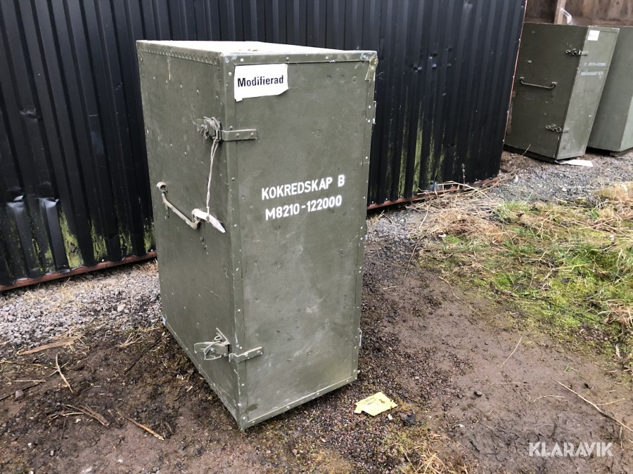 Militärt bärbart skåp/förvaringslåda
