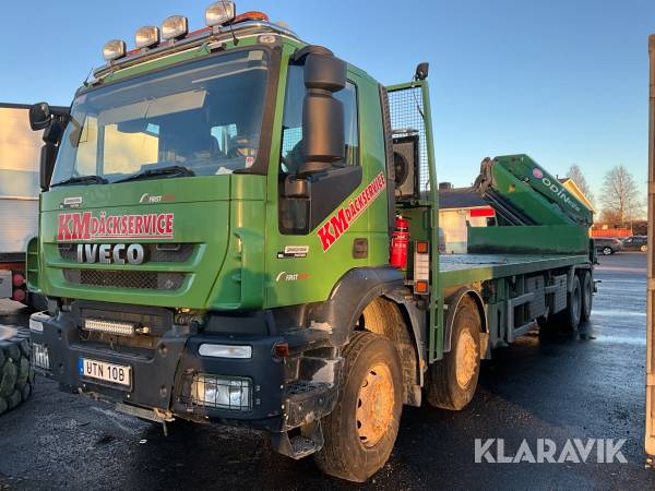 Kranbil Iveco Trakker 410 Rigid 8X4 Eurotronic