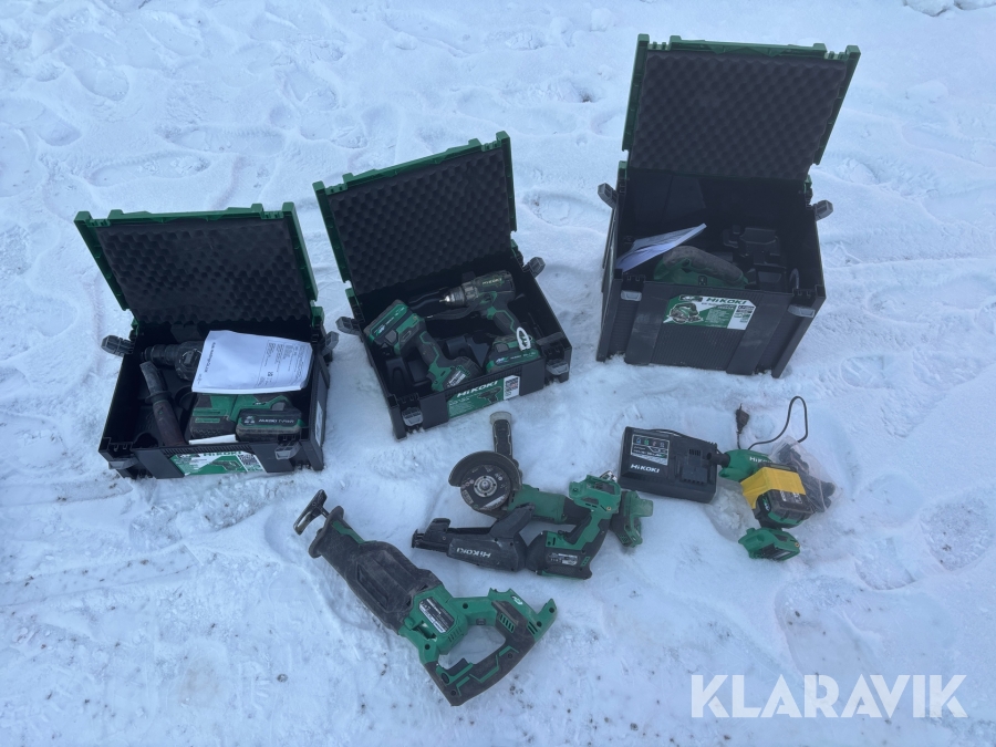 Diverse handverktyg Hikoki 8 st