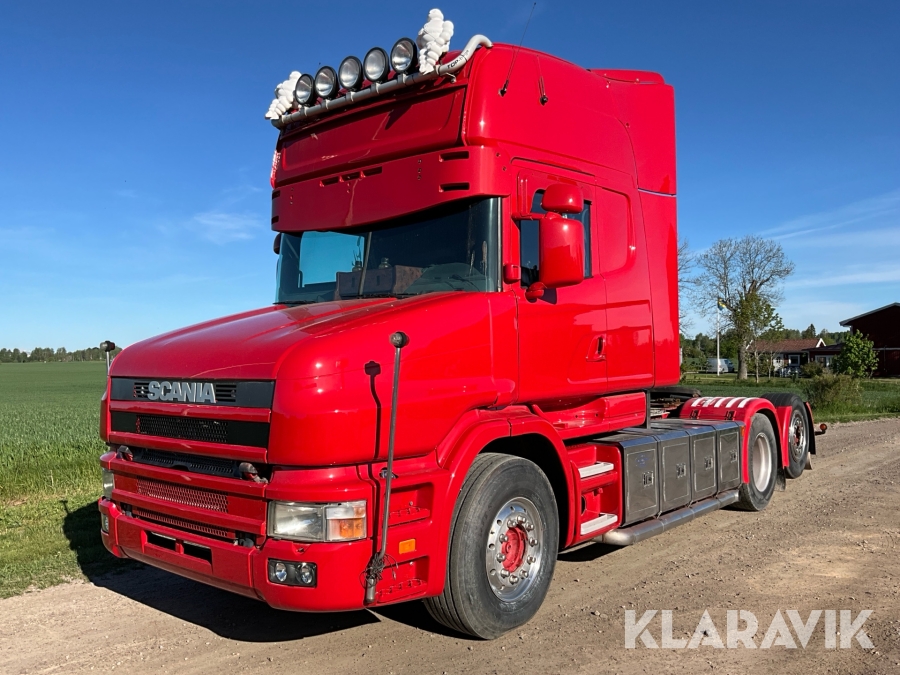 Dragbil Scania T144 V8 Topline