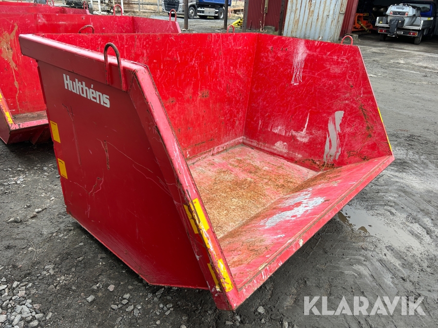 Skräpcontainer Hulténs 2,5 m3